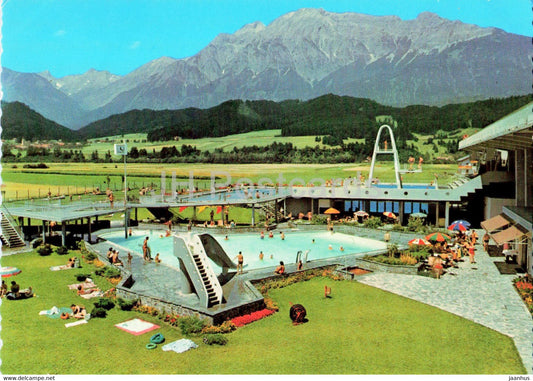 Alpenbad Wattens - Tirol - pool - Austria - unused - JH Postcards