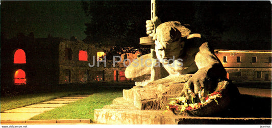 Brest - Sculptural composition Thirst - monument - 1985 - Belarus USSR - unused - JH Postcards