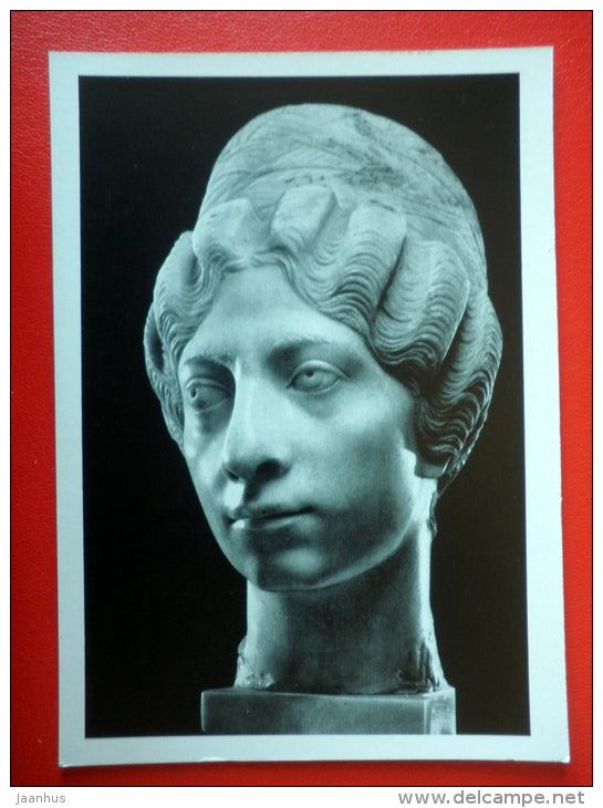 Syrian woman , II century AD - Ancient Rome - Antique sculpture in the Hermitage - 1964 - Russia USSR - unused - JH Postcards