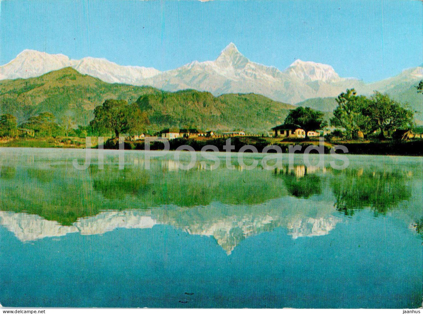 Mt. Machhapuchhare and Phewa Tal - 76 - Nepal - unused - JH Postcards