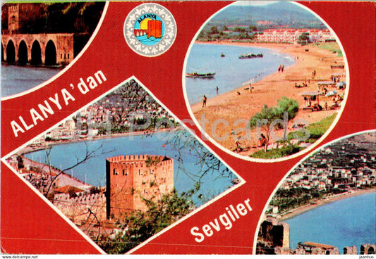 Alanya - Sevgiler - multiview - 134 - 1988 - Turkey - used - JH Postcards