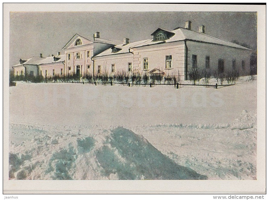 Volkonsky House - Russian writer Leo Tolstoy House Museum - Yasnaya Polyana - 1963 - Russia USSR - unused - JH Postcards