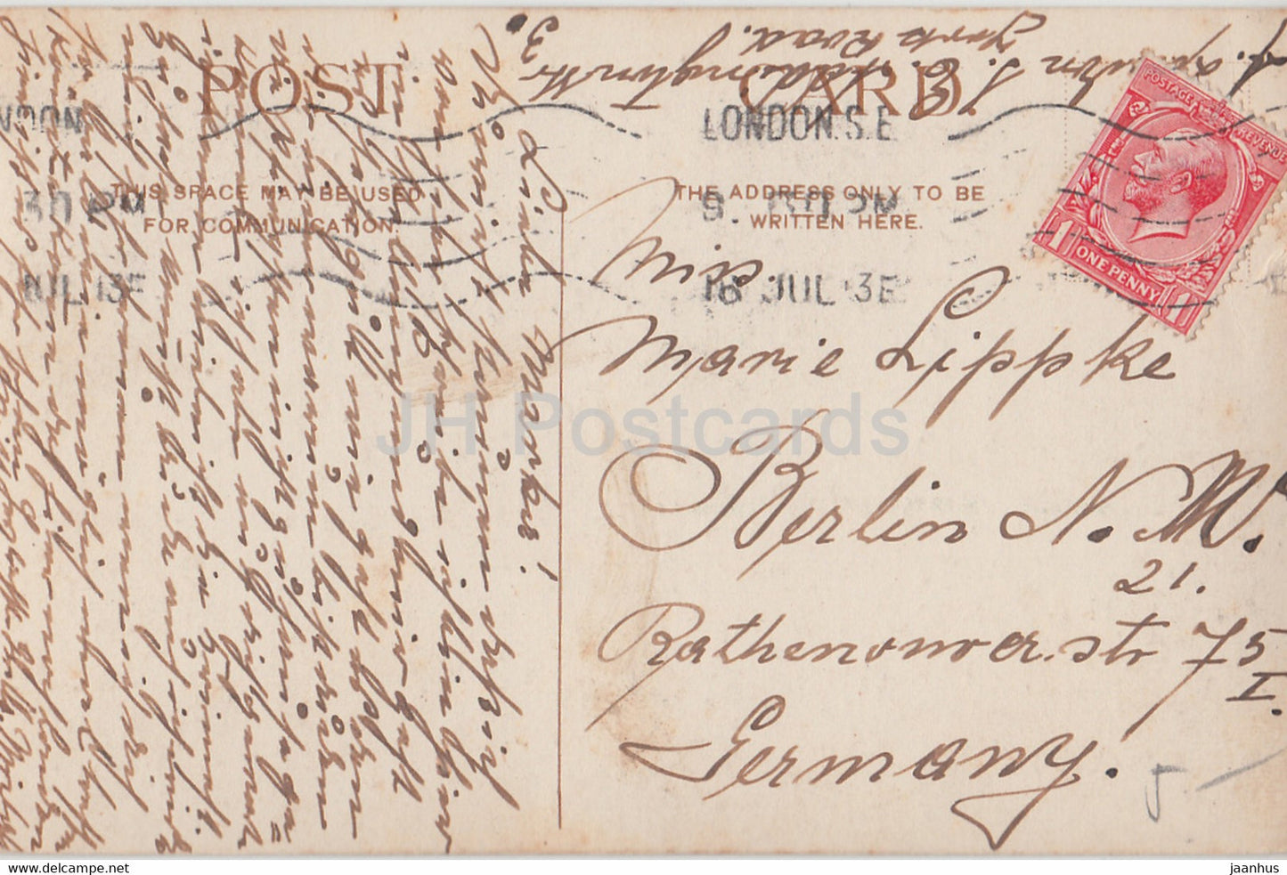 London – Marble Arch – altes Auto – alte Postkarte – England – Vereinigtes Königreich – gebraucht