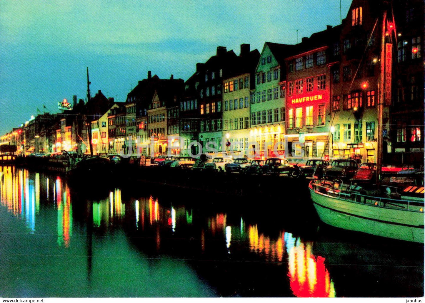 Copenhagen - Nyhavn - Denmark - unused - JH Postcards