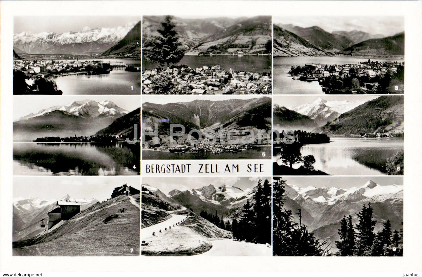 Bergstadt Zell am See - old postcard - Austria - unused - JH Postcards