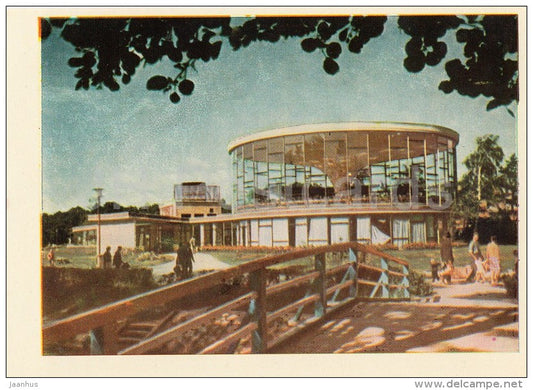 Restaurant on the Beach - Palanga - Lithuania USSR - unused - JH Postcards