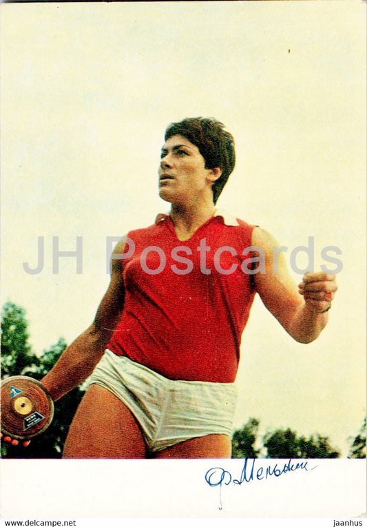 Faina Melnik - discus - olympics - sport - 1973 - Russia USSR - unused - JH Postcards