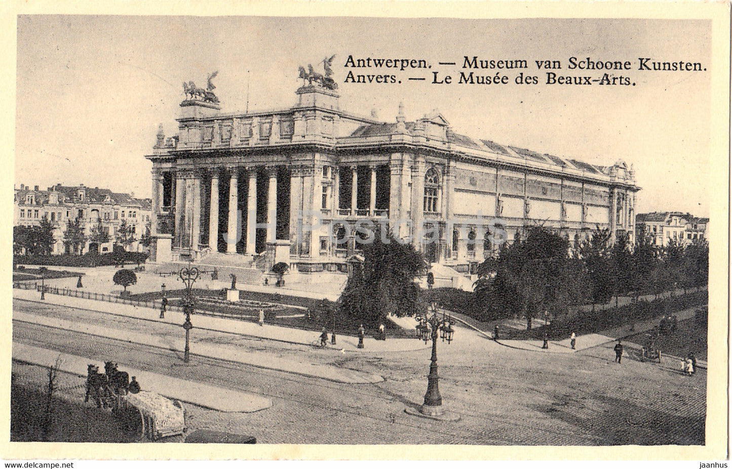 Anvers - Antwerpen - Museum van Schoone Kunsten - Le Musee des Beaux Arts - old postcard - Belgium - unused - JH Postcards