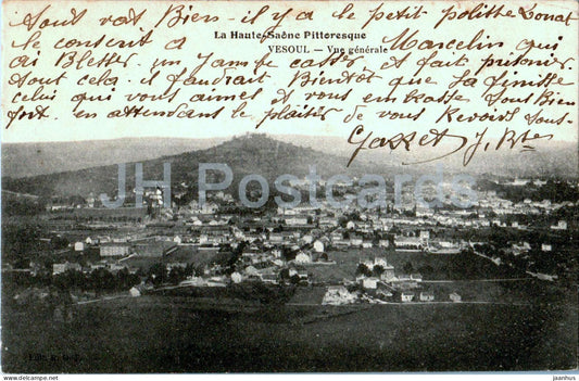 Vesoul - Vue Generale - La Haute Saone Pittoresque - old postcard - 1915 - France - used - JH Postcards