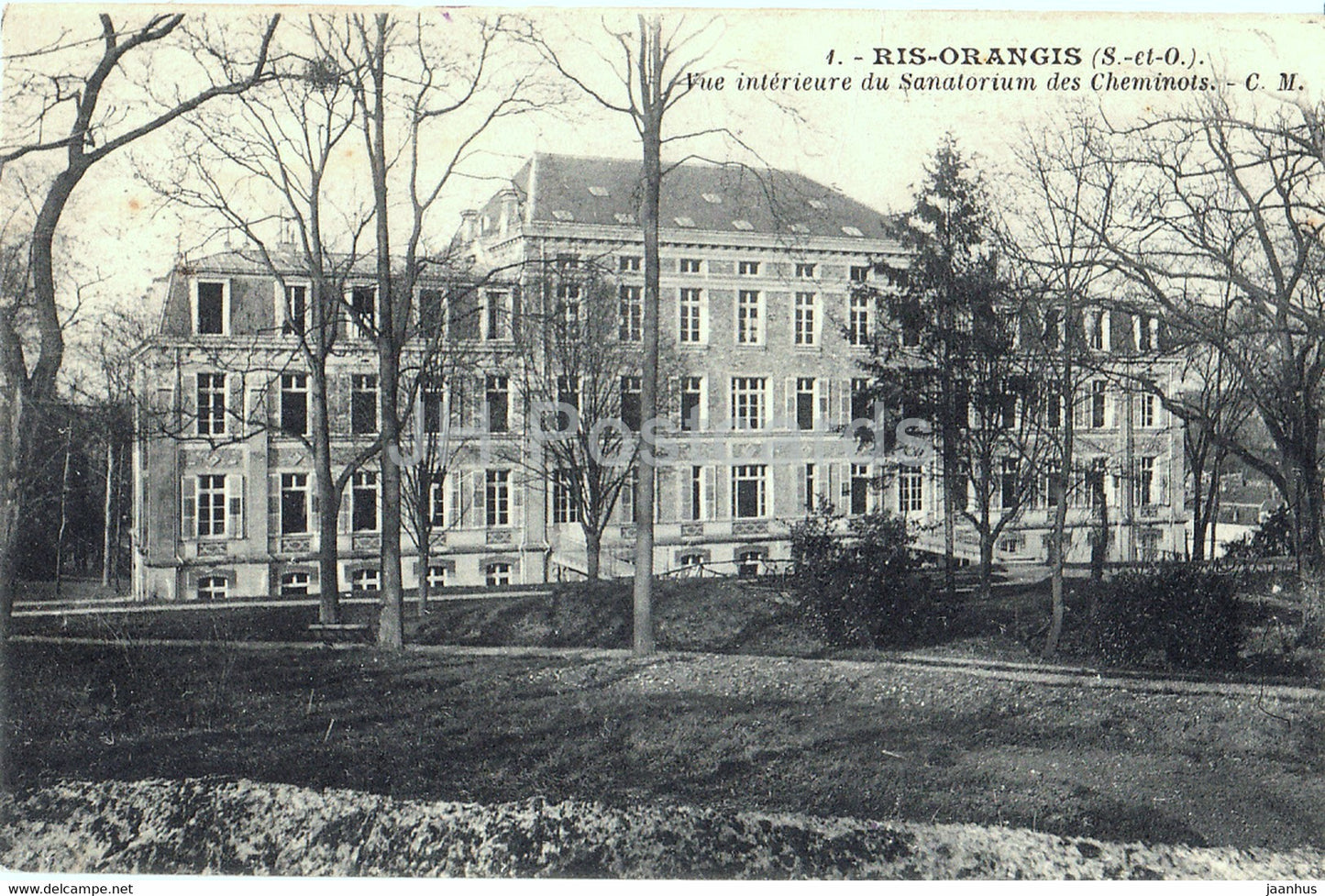 Ris Orangis - Vue interieure du Sanatorium des Cheminots - 1 - old postcard - 1926 - France - used - JH Postcards