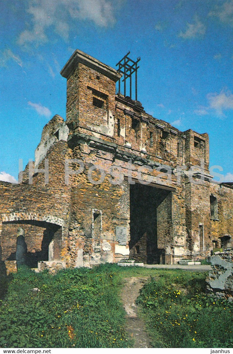 Brest Fortress - Terespol Gates - 1984 - Belarus USSR - unused - JH Postcards