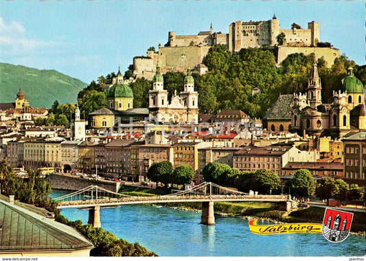 Salzburg und die Salzach - Austria - unused - JH Postcards