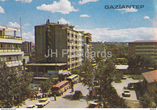 Gaziantep - City View - bus - 1984 - Turkey - used - JH Postcards
