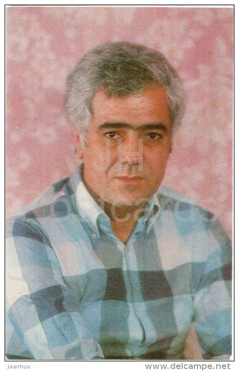 G. Mamedov - Soviet Azerbaijan Movie Actor - 1977 - Russia USSR - unused - JH Postcards
