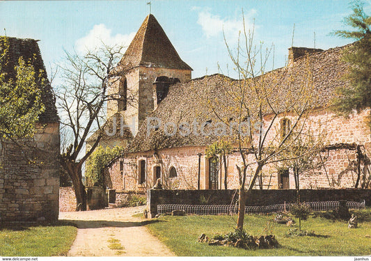 Tamnies en Perigord - L'Eglise Romane et Vieille Ferme - 1120 - 1981 - France - used - JH Postcards