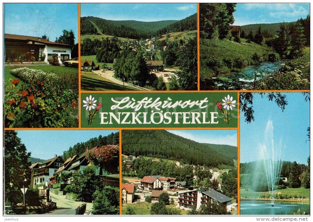 Luftkurort Enzklösterle - Germany - 1986 gelaufen - JH Postcards