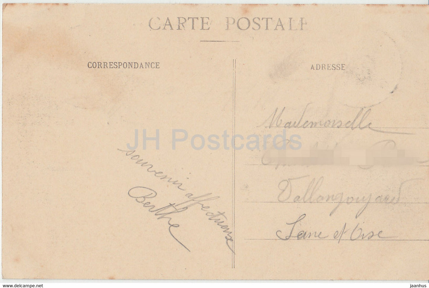 La Baule - La Plage et la Vue generale des Chalets - Strand - alte Postkarte - 1913 - Frankreich - gebraucht