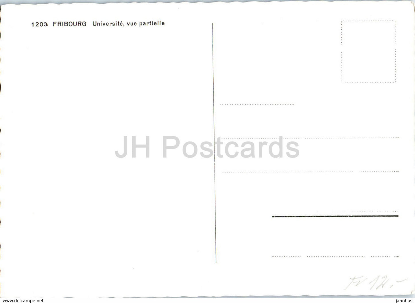 Fribourg - Université - vue partielle - univesiry - 1203 - Suisse - inutilisé