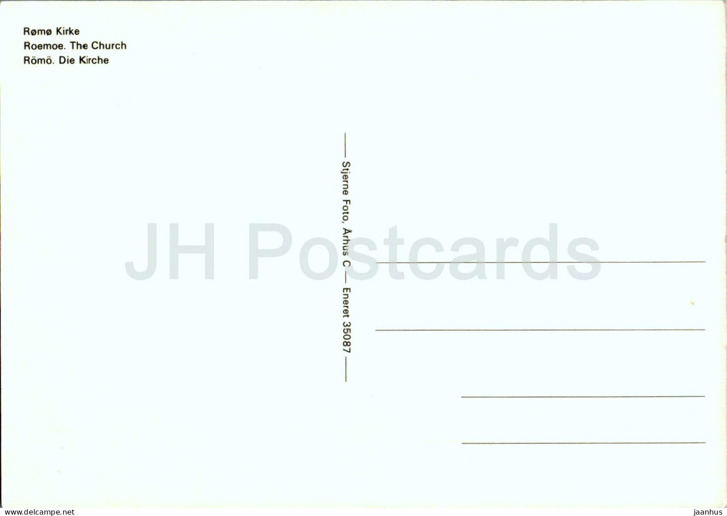 Romo Kirke - church - 35087 - Denmark - unused