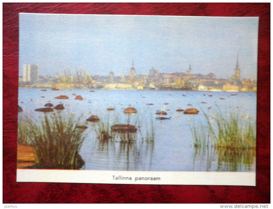 Th Panorama of Tallinn - 1975 - Estonia - USSR - unused - JH Postcards