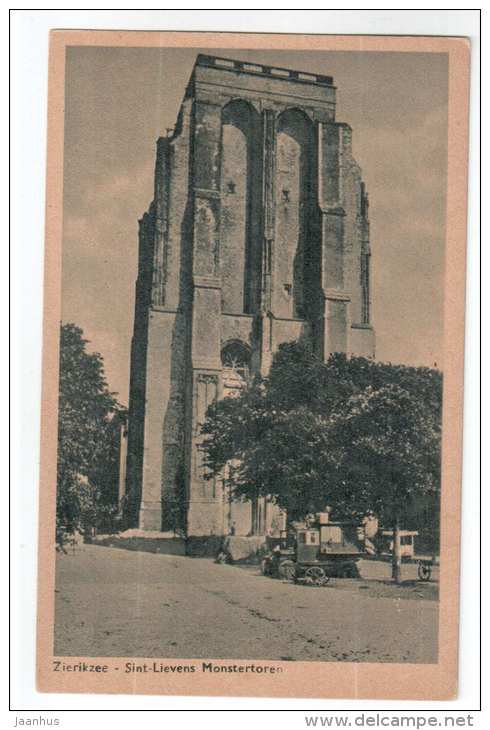St. Lievens Monstertoren - Courtrai - Zierikzee  - Netherlands - Holland - old postcard - unused - JH Postcards