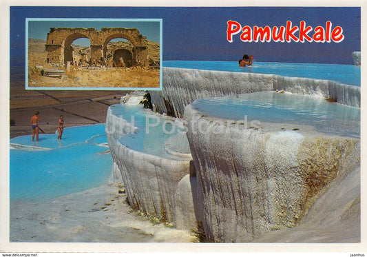 Pamukkale - The Byzantine Church - The Travertines - Turkey - unused - JH Postcards