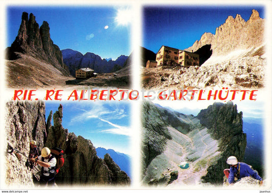 Rif Re Alberto - Gartlhutte - Gruppo del Catinaccio - Italy - unused - JH Postcards