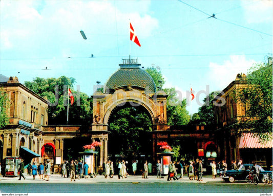 Copenhagen - Kobenhavn - Tivoli - Hovedindgang - The Main Entrance - Denmark - unused - JH Postcards