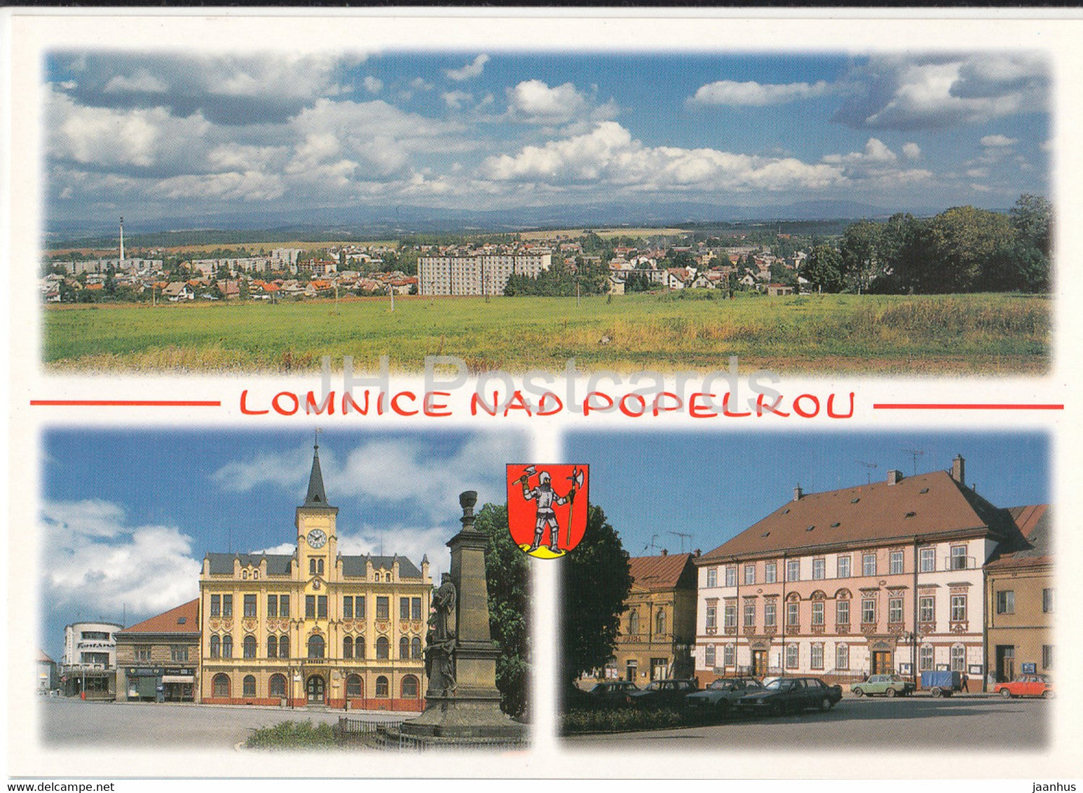 Lomnice nad Popelkou - town view - 2000 - Czech Republic - used - JH Postcards