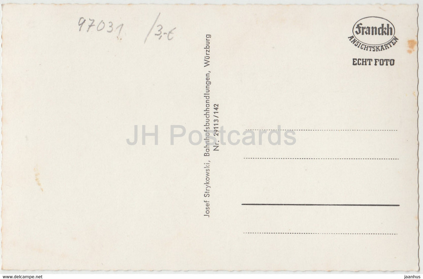 Wurzburg - Festung Marienberg - Haupbahnhof - Residenz - Kapelle - Glockenspiel - Germany - unused