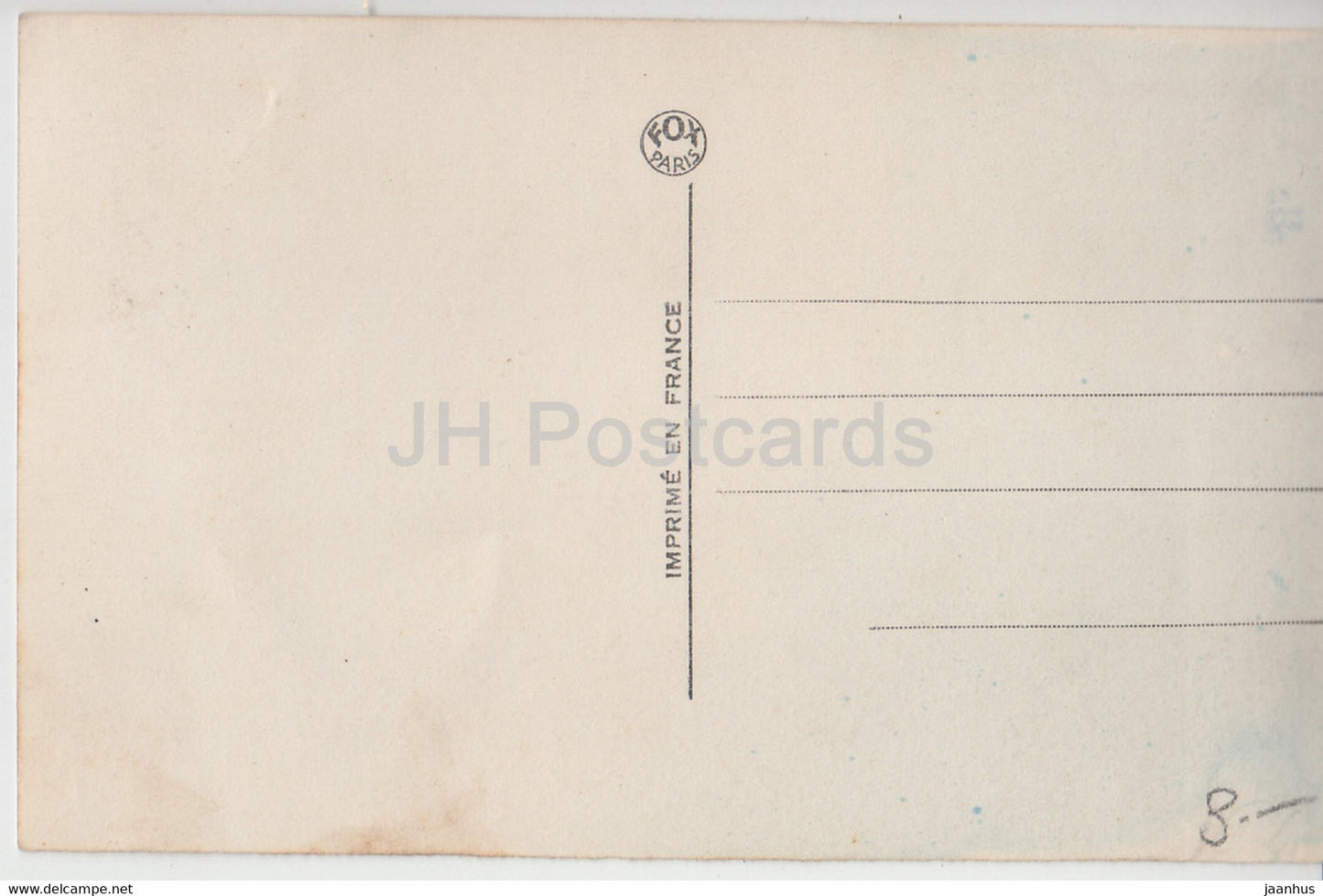 Paar - Frau und Mann - Fox Paris 4482 - alte Postkarte - Frankreich - unbenutzt