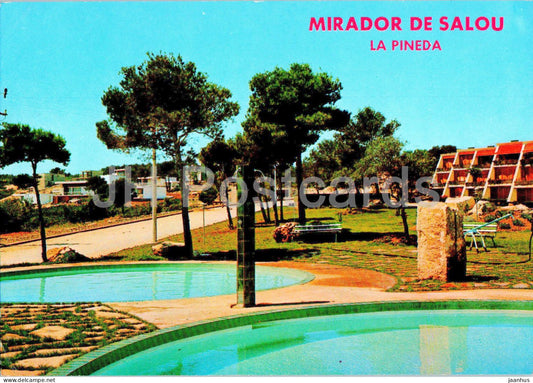 Mirador de Salou - La Pineda Salou - Piscinas y Jardines - swimming pools and gardens - 603 - Spain - used - JH Postcards
