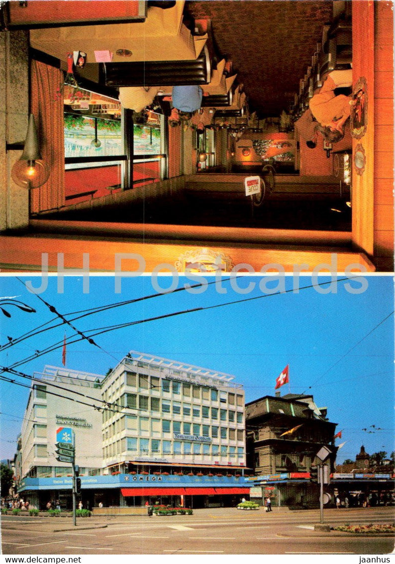 Restaurant Gotthard - Lucerne - Luzern - menu - Switzerland - unused - JH Postcards