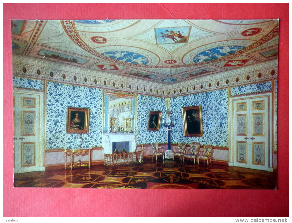 The Catherine Palace . The Blue Drawing Room - Pushkin - Pushkino - 1979 - Russia USSR - unused - JH Postcards
