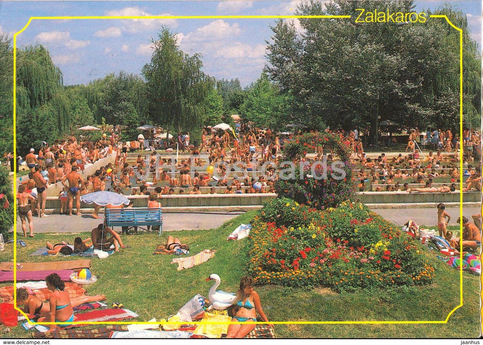 Zalakaros - Thermal Bath - 1981 - Hungary - used - JH Postcards