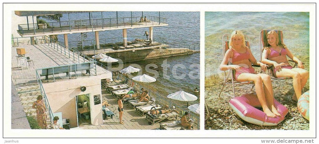 Holiday House Zvezdochka - Gelendzhik - 1980 - Russia USSR - unused - JH Postcards
