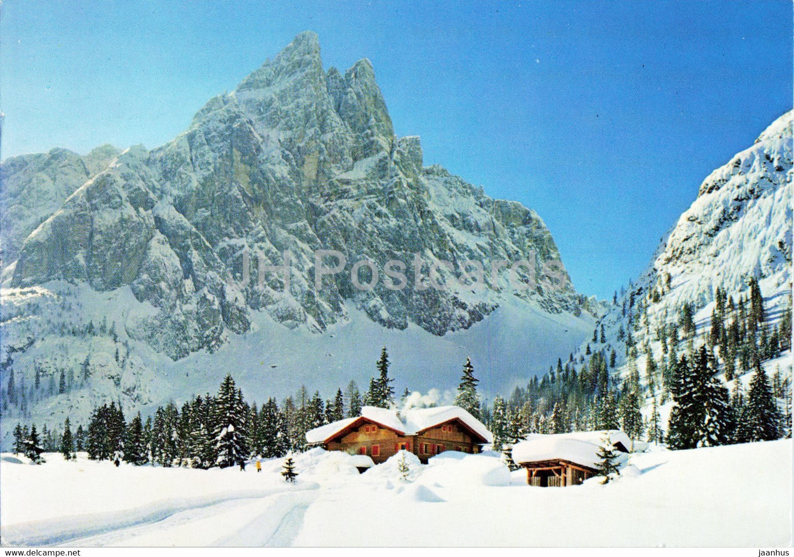 Dolomiti - Sexten - Sesto - Talschlusshutte Fischleinboden - Rifugio Fondo Valle Fiscalina - 1991 - Italy - used - JH Postcards