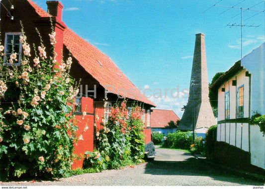 Sandvig - Gadeparti - street view - Denmark - used - JH Postcards