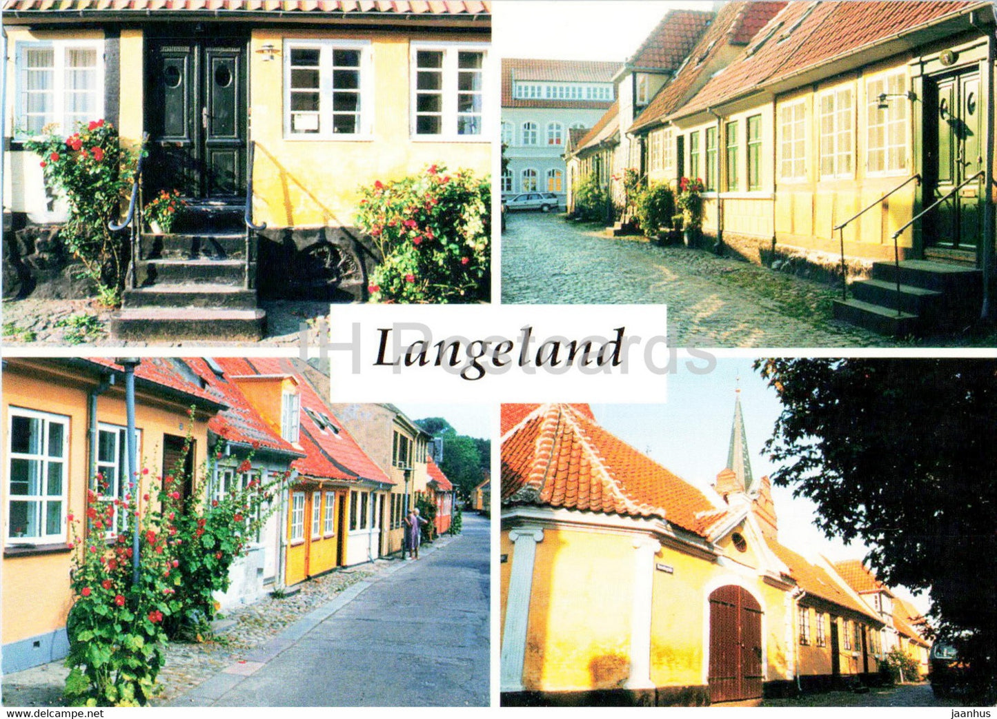 Rudkobing - Langeland - town views - multiview - Denmark - unused - JH Postcards