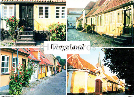 Rudkobing - Langeland - town views - multiview - Denmark - unused - JH Postcards