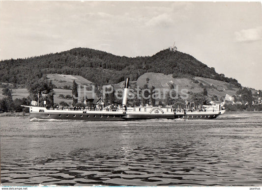 Untersee und Rhein - steamer Schaffhausen - ship - Switzerland - unused - JH Postcards