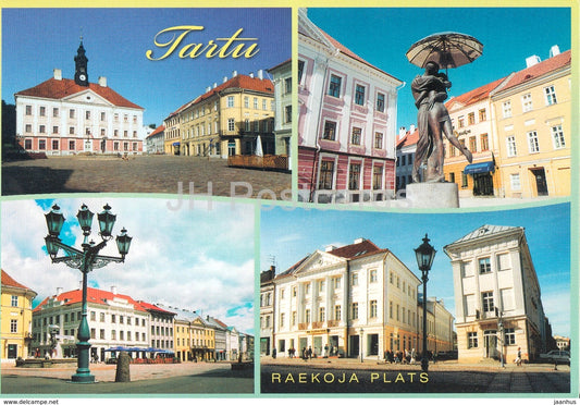 Tartu - City Hall Square - Raekoja Plats - Estonia - unused - JH Postcards