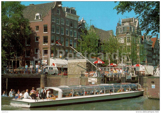 Haarlemmersluizen - passenger boat - Amsterdam - Netherlands - unused - JH Postcards