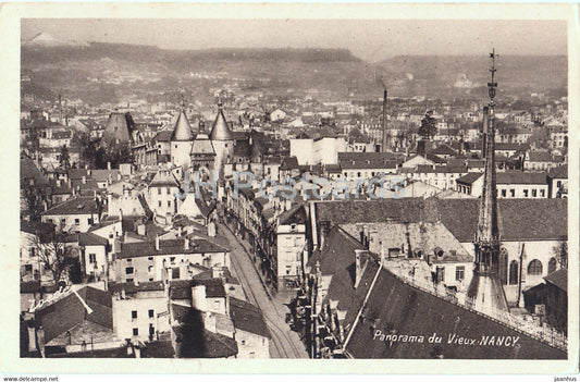 Panorama du Vieux Nancy - 68 - old postcard - France - unused - JH Postcards