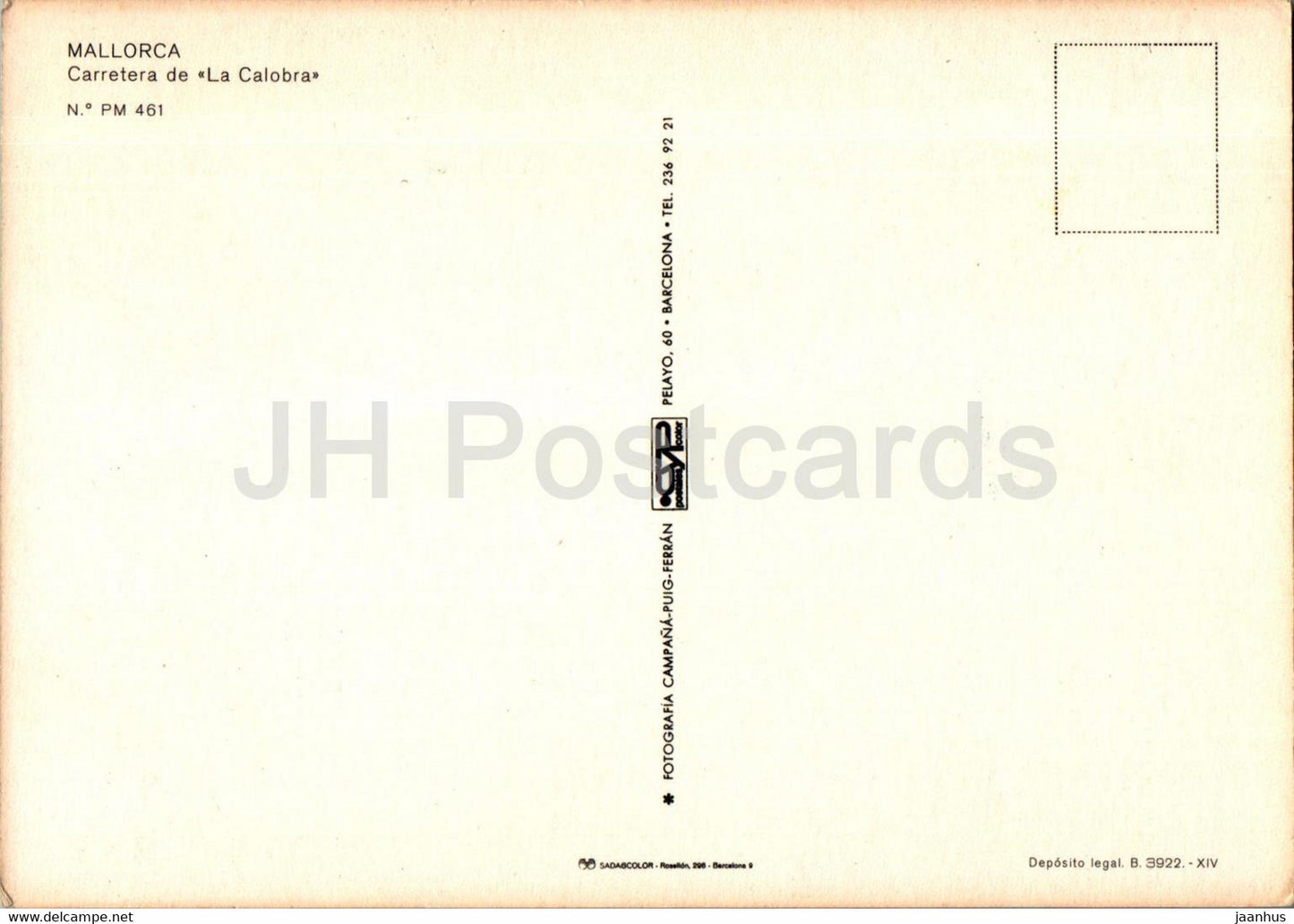 Carretera de La Calobra - Mallorca - 461 - Spain - unused