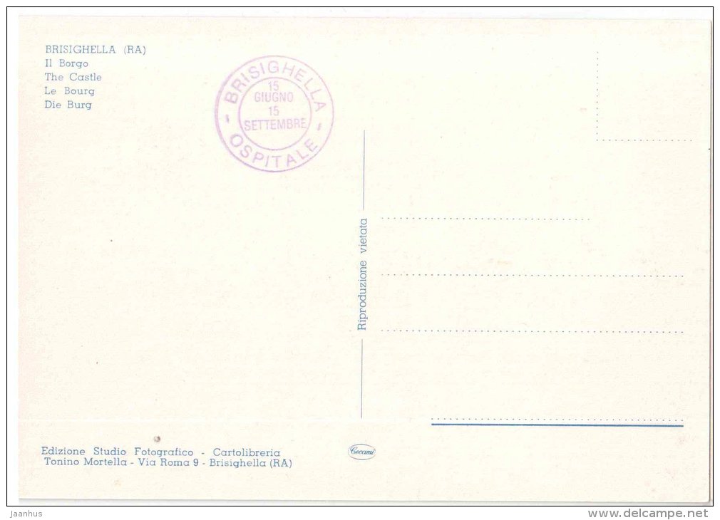 Il Borgo - Brisighella - Ravenna - Emilia-Romagna - Italia - Italy - unused - JH Postcards