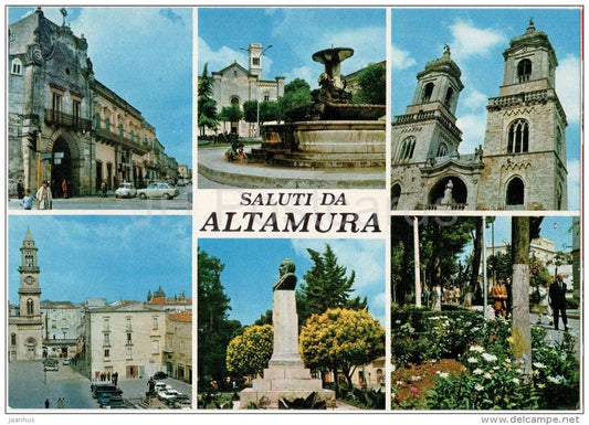 Saluti da Altamura - Altamura - Puglia - 52 - Italia - Italy - unused - JH Postcards