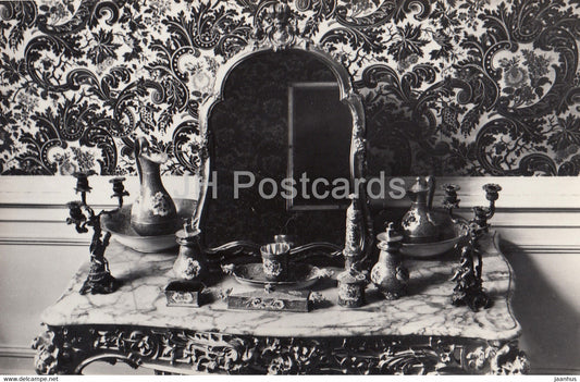 Petrodvorets - Grand Palace . Mirror and toiletry in the dressing room - 1976 - Russia USSR - unused - JH Postcards