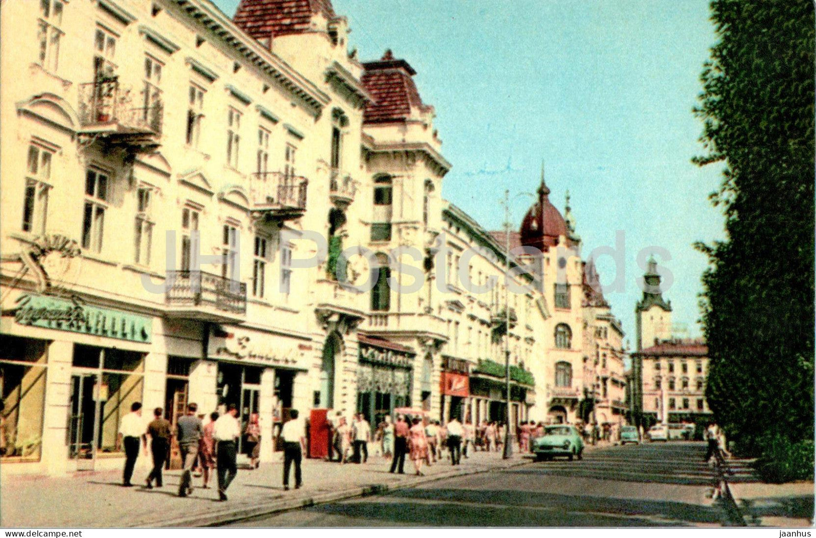 Lviv - Lvov - Shevchenko prospekt - 1968 - Ukraine USSR - unused - JH Postcards