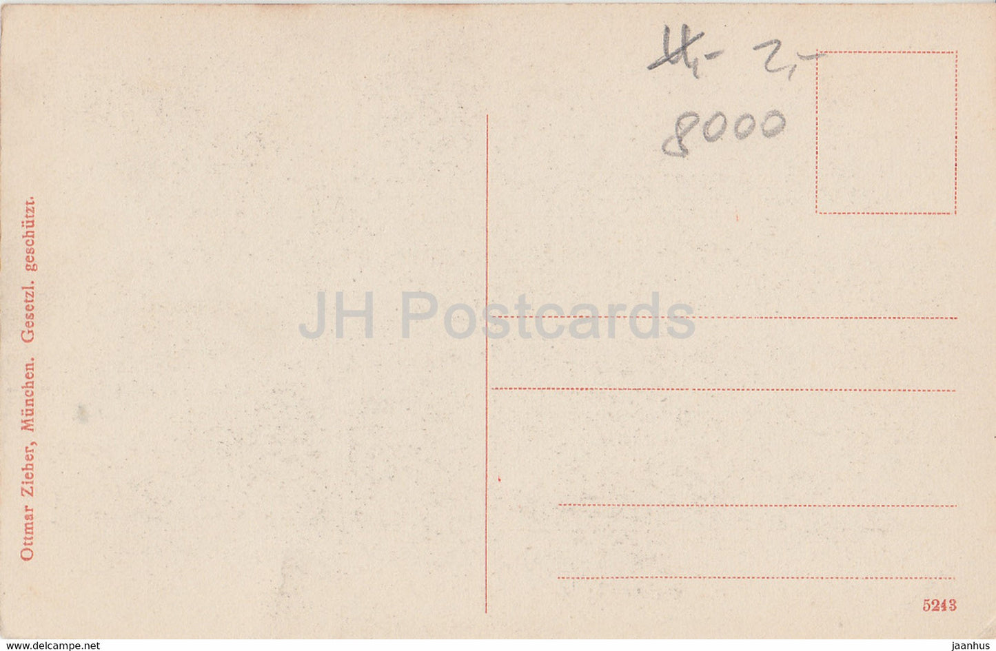 Munchen - Bavaria mit Ruhmeshalle - Munich - 5243 - old postcard - Germany - used